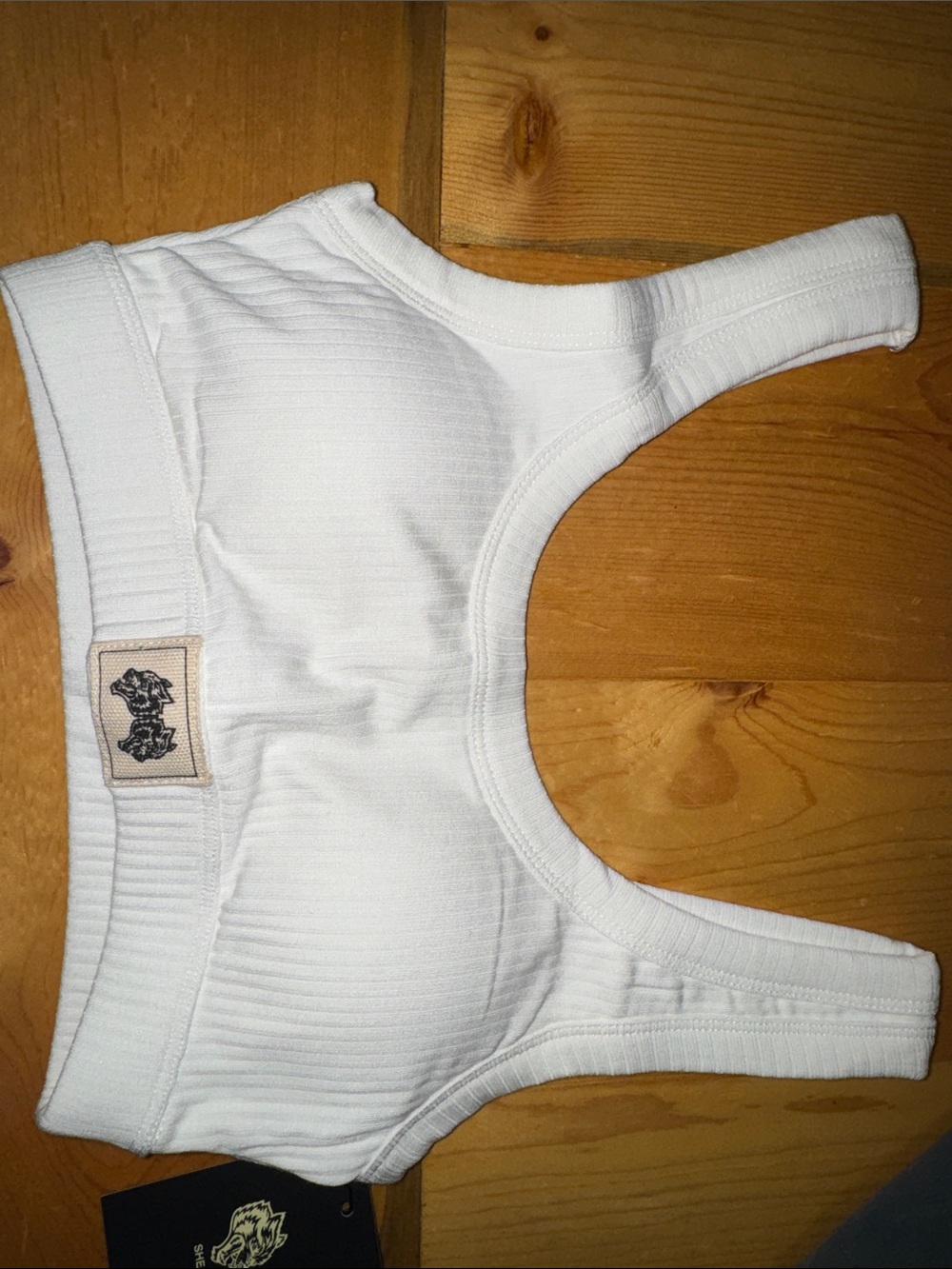 Darc sport White Ribbed Comfort Sports Bra